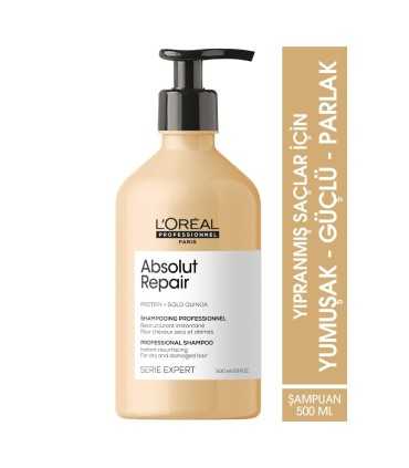 شامپو ترمیم کننده سری اکسپرت لورال L'Oréal Serie Expert Absolut Repair Gold Shampoo