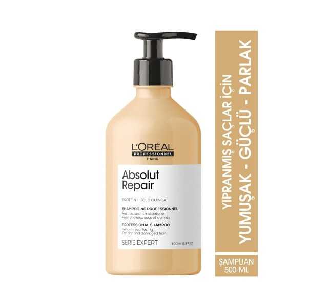 شامپو ترمیم کننده سری اکسپرت لورال L'Oréal Serie Expert Absolut Repair Gold Shampoo