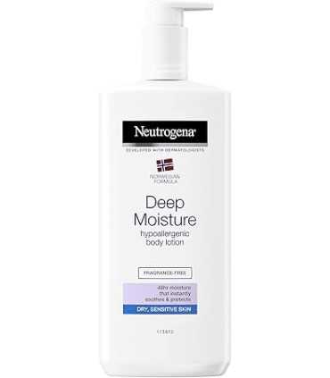 لوسیون بدن نوتروژینا مخصوص پوست های حساس Neutrogena Deep Moisture Body Lotion Sensitive Skin