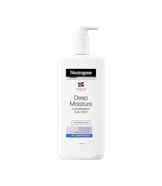 لوسیون بدن نوتروژینا مخصوص پوست های حساس Neutrogena Deep Moisture Body Lotion Sensitive Skin