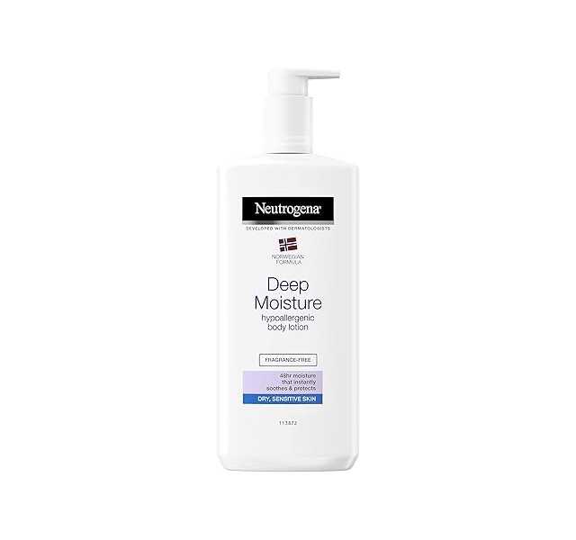 لوسیون بدن نوتروژینا مخصوص پوست های حساس Neutrogena Deep Moisture Body Lotion Sensitive Skin