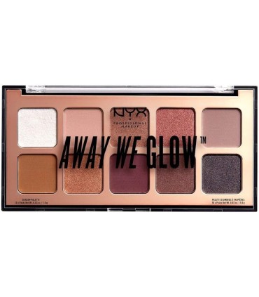 پالت سایه چشم نیکس NYX Professional Makeup Away We Glow Shadow Palette