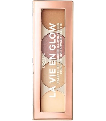 پالت هایلایتر لورال L'Oreal La Vie En Glow Highlighting Powder Palette