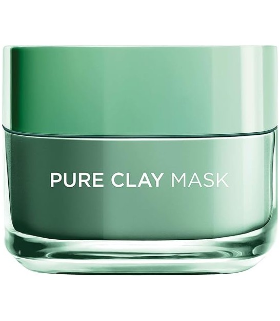 ماسک تصفیه کننده رسی صورت لورال -Paris Pure Clay Purifying Mask لورال - l'oreal - 1