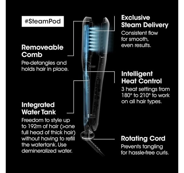 استیم پاد لورال پروفشنال - L'oreal Professionnel Steampod 3.0 Steam Straightener