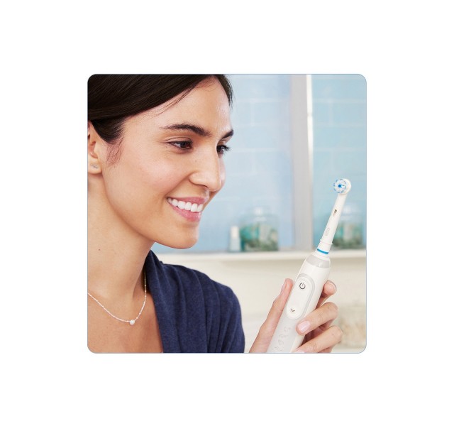 سری یدک مسواک برقی اورال بی مدل Oral-b Sensitive Ultra Thin پک 4 تایی