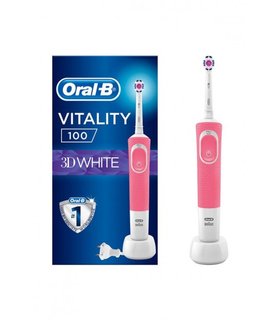 مسواک برقی اورال بی Oral-B Vitality 100 3D White براون - Braun - 1