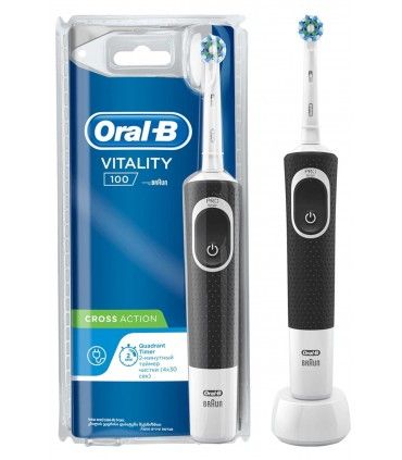 مسواک برقی اورال بی مشکی مدل Oral-B vitality 100 براون - Braun - 1
