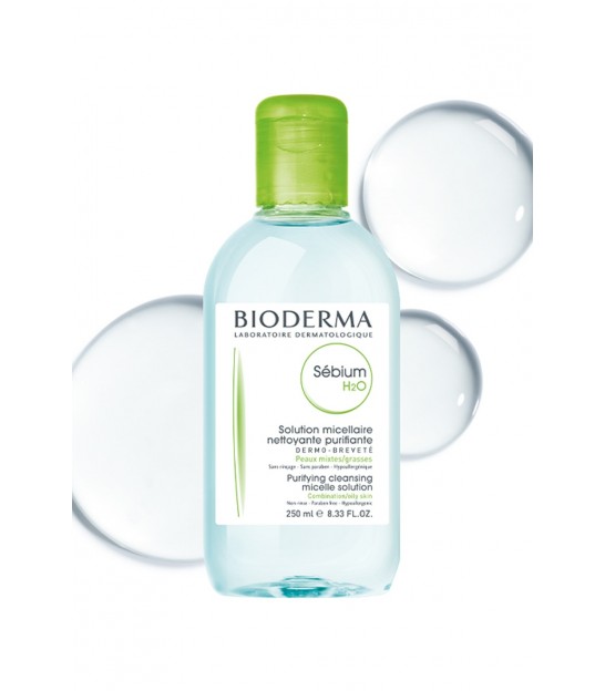 محلول پاک کننده سبیوم H2O میسلار بایودرما 250 میل بایودرما - Bioderma - 1