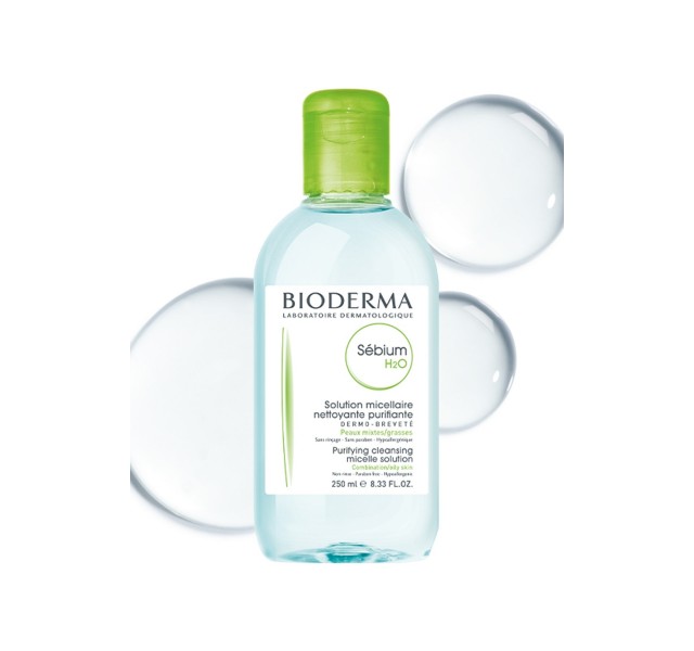 محلول پاک کننده سبیوم H2O میسلار بایودرما 250 میل بایودرما - Bioderma - 1