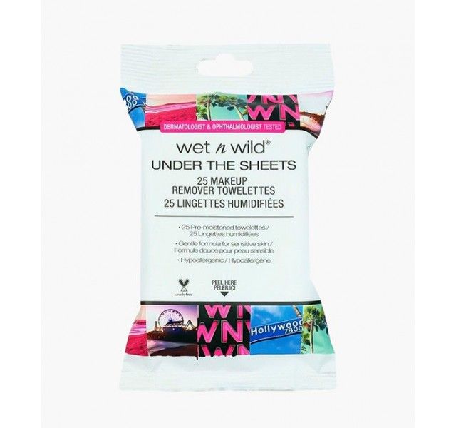 پاک کننده آرایش وت اند ویلد wet n wild 25-Piece Makeup Remover Wipes