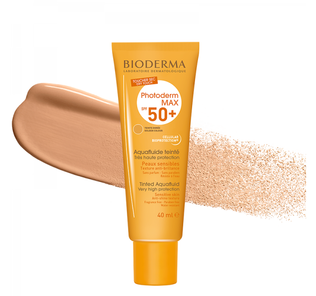 کرم ضدآفتاب رنگی بایودرما SPF 50 مناسب پوست های حساس