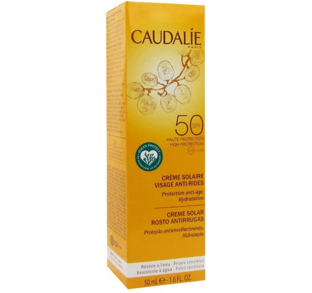 ضد آفتاب ضد چروک کدلی 50 میل Caudalie Sunscreen Anti Wrinkle Spf 50