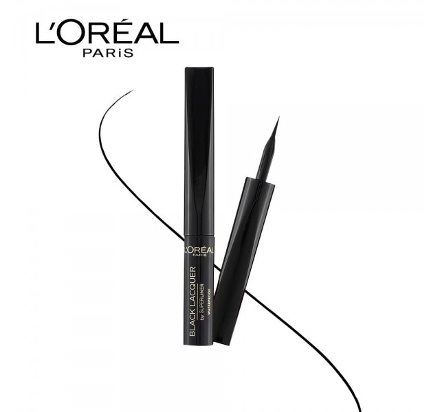 خط چشم ضد آب لورال L'Oreal Paris Super Liner Black Lacquer Eyeliner