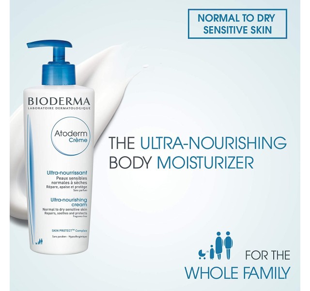 کرم مرطوب کننده اتودرم بایودرما Bioderma Atoderm Cream for Very Dry or Sensitive Skin