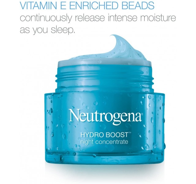 کرم شب آبرسان نوتروژینا Neutrogena Hydro Boost Night Concentrate Cream
