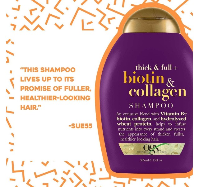 شامپو بیوتین او جی ایکس OGX Biotin & Collagen Shampoo