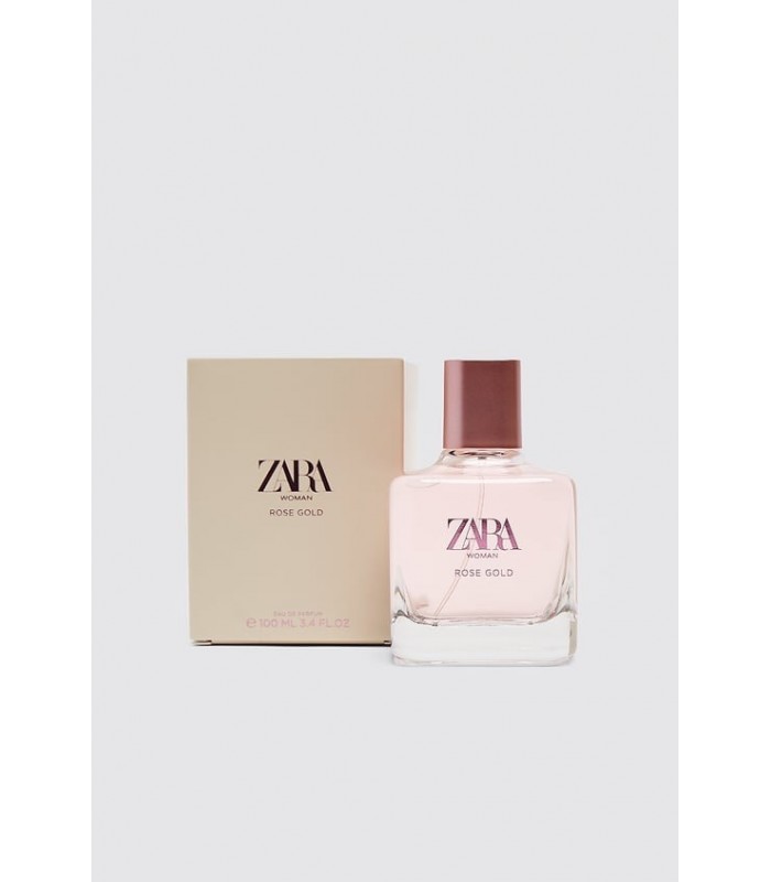 zara woman in rose gold